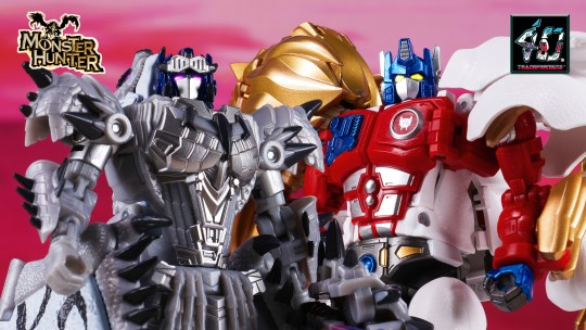 白狮擎天柱40周年纪念版 & 银火龙擎天柱