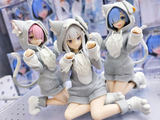 【大货】世嘉 蕾姆&拉姆&艾米莉亚 帕克装 返图搬运