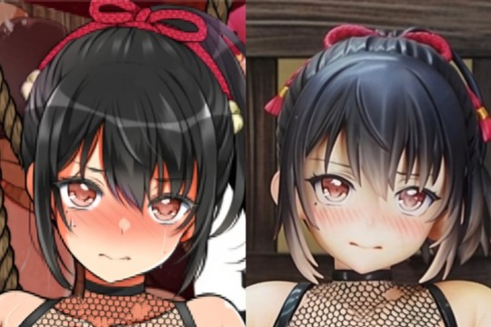 女忍调教原画&面雕对比图