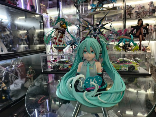 叶婷峰少手办收藏之519-初音未来胸像⁽超大一只⁾⁾