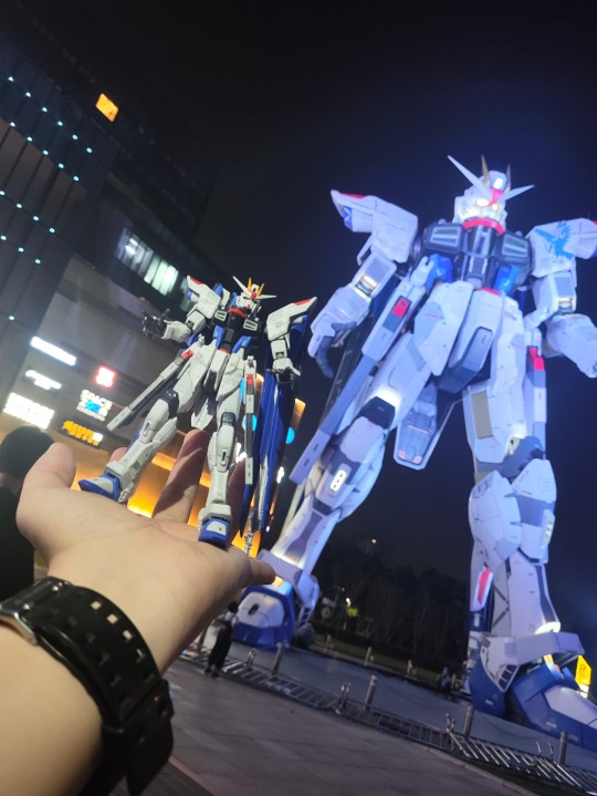 高达立于大地上