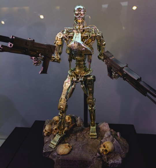 WF2025上海 终结者T-800战损骨架实物图