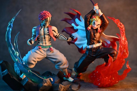 世嘉 Xross Link  鬼灭之刃 炼狱杏寿郎&猗窝座 大货实拍返图搬运