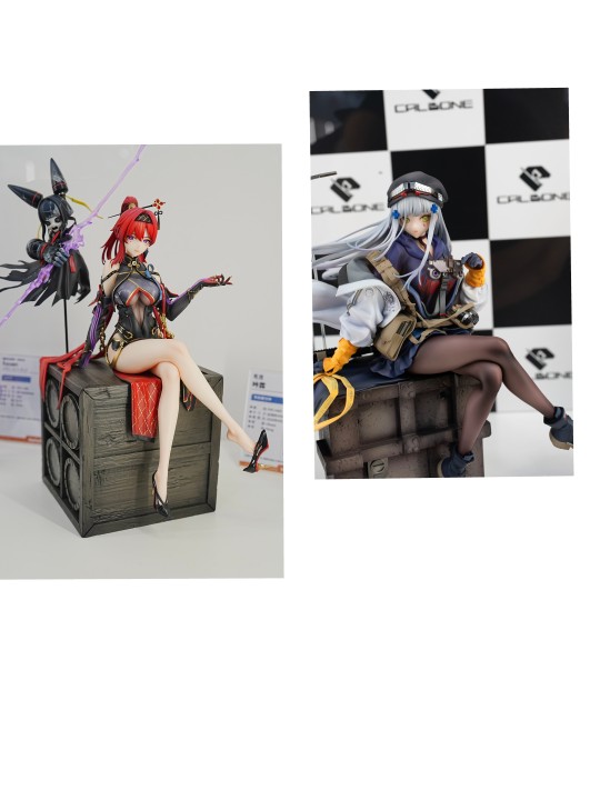 这两个手办是姐妹吧