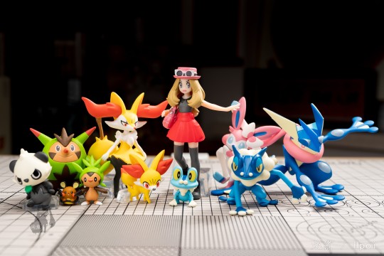 【开箱】 宝可梦比例世界 卡洛斯地区套装