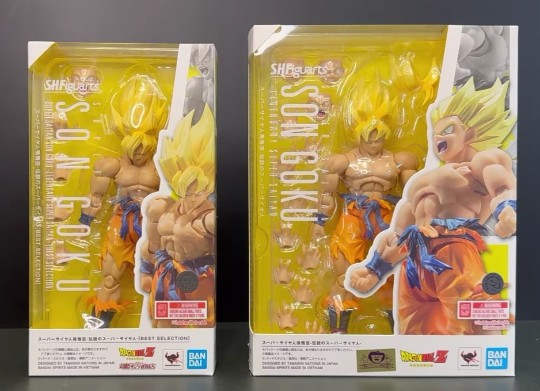 S.H.Figuarts 超级赛亚人孙悟空 best版 差别
