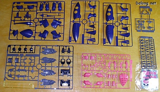 大龙板件/盒子图 HGUC 机动战士高达ZZ  卡碧尼Mk-II (艾尔比·普露专用机)