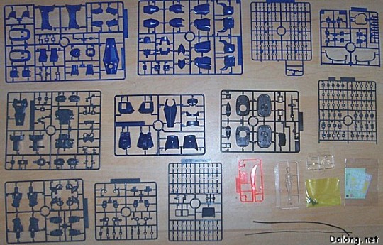 大龙板件/盒子图 MG #32 机动战士高达 MS-07B 老虎