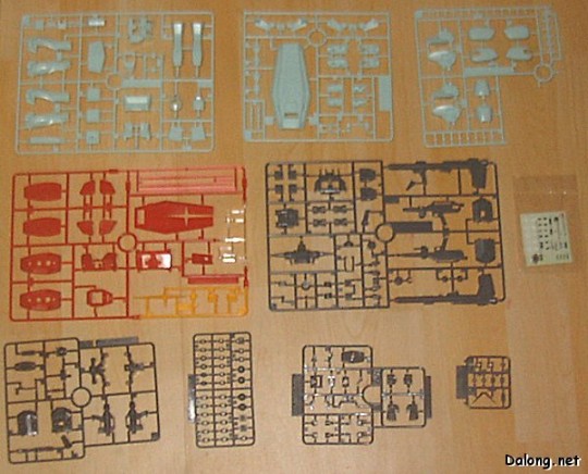 大龙板件/盒子图 MG #17 机动战士高达 RGM-79 吉姆