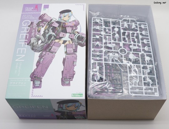 大龙板件/盒子图 机甲少女 格里芬 群青紫罗兰