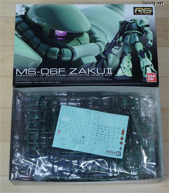大龙板件/盒子图 RG#04 MS-06F 量产型扎古