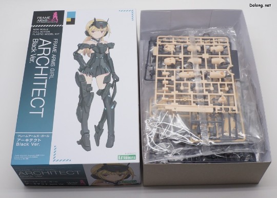 大龙板件/盒子图 机甲少女 安姬蒂特 黑色