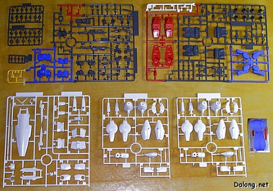 大龙板件/盒子图 HGUC 机动战士高达0083 星尘的回忆 	RX-78GP01-Fb 高达试作1号机全方位推进型“玉帘”
