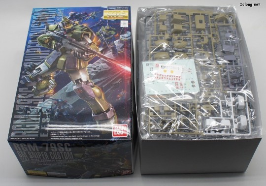 大龙板件/盒子图 MG 1/100  MSV RGM-79SC 吉姆狙击特装型