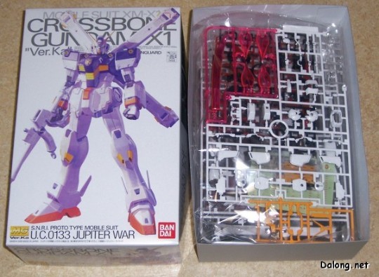 大龙板件/盒子图 MG 1/100 机动战士海盗高达 XM-X1 (F97) 海盗高达X1 Ver.Ka