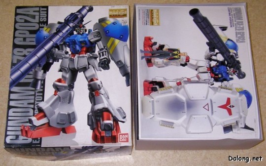 大龙板件/盒子图 MG 	机动战士高达0083 星尘的回忆 RX-78GP02A 高达试作2号机“酸浆果” Coating ver.
