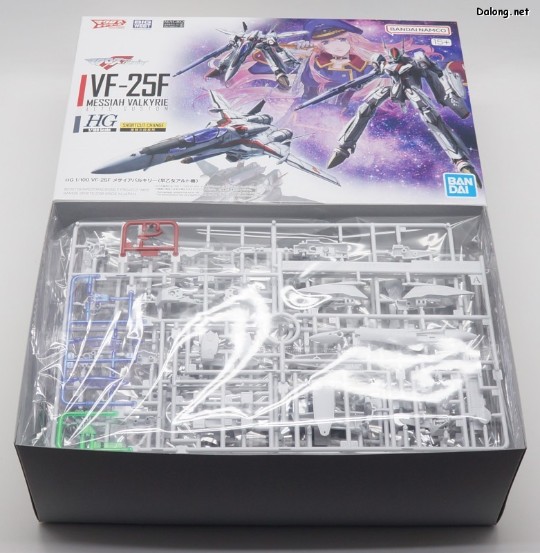大龙板件/盒子图 HG  VF-25F 弥赛亚女武神（早乙女有人专用机）
