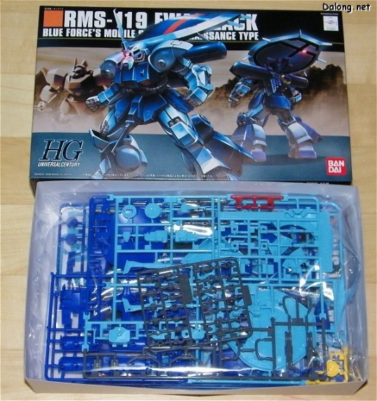 大龙板件/盒子图 HGUC 1/144 机动战士高达ZZ RMS-119 侦察型扎古