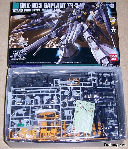 大龙板件/盒子图 HGUC#73  加普兰 TR-5［赫瑞欧］
