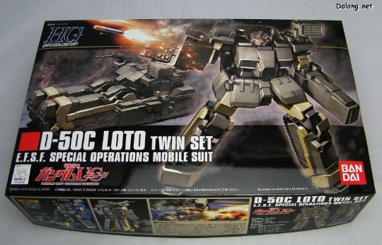 大龙板件/盒子图 HGUC 1/144 机动战士高达UC 	D-50C 洛特 Twin Set