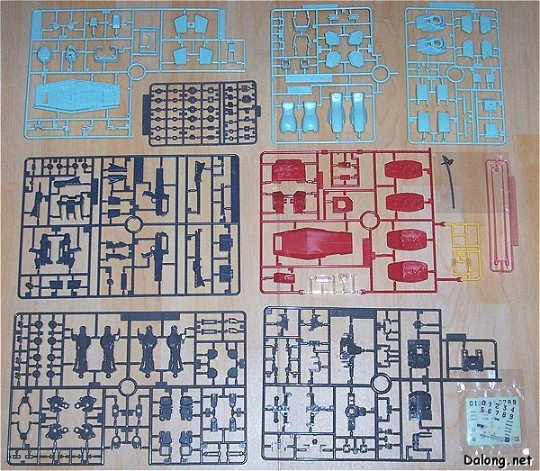 大龙板件/盒子图 MG 1/100 机动战士高达0083 星尘的回忆 RGM-79C 吉姆改 Standard Color