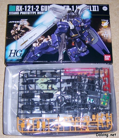 大龙板件/盒子图 HGUC 1/144 	ADVANCE OF Z 提坦斯的旗下 RX-121-2 高达TR-1·海兹尔Ⅱ