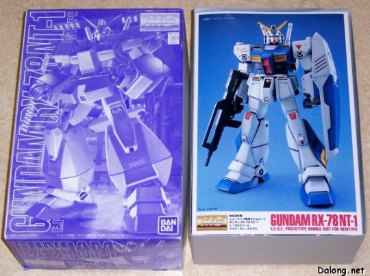 大龙板件/盒子图 MG	机动战士高达0080 口袋里的战争 	RX-78NT-1 高达NT-1“艾利克斯” Metal Clear ver.