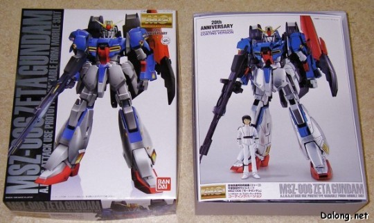 大龙板件/盒子图 MG 1/100 机动战士Z高达 MSZ-006 Z高达（Coating ver.）