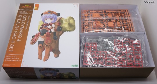 大龙板件/盒子图 机甲少女 勇者王 破界少女 黄金玛格 + 我王隐形战机II 套组