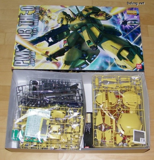 大龙板件/盒子图 MG 1/100 机动战士Z高达  PMX-003 铁奥