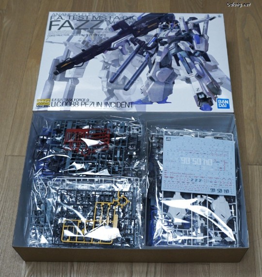 大龙板件/盒子图 MG FA-010A 先行量产型全装甲ZZ Ver. Ka