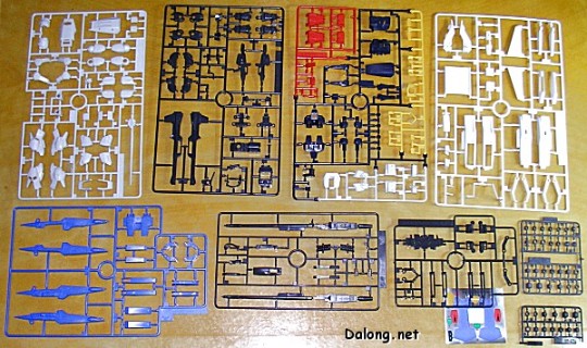 大龙板件/盒子图 HGUC#35 超级高达