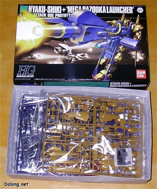 大龙板件/盒子图 HGUC#48 百式+超级米加粒子炮