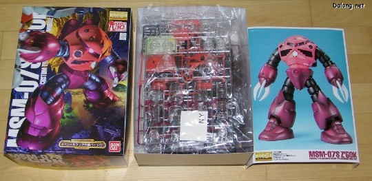 大龙评测 MG 1/100 シャア専用魔蟹【クリア外装パーツ付き】