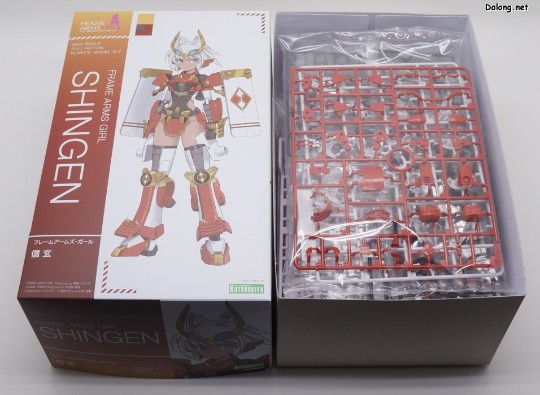 大龙板件/盒子图 机甲少女 信玄
