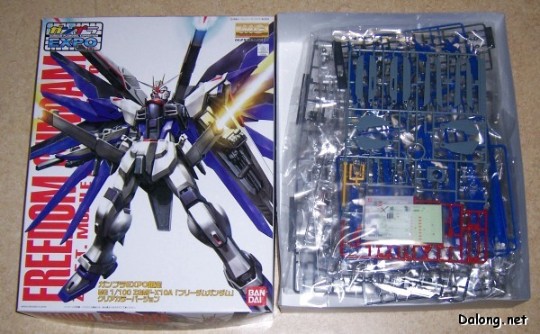 大龙板件/盒子图 MG 机动战士高达SEED ZGMF-X10A自由高达 Clear color ver.