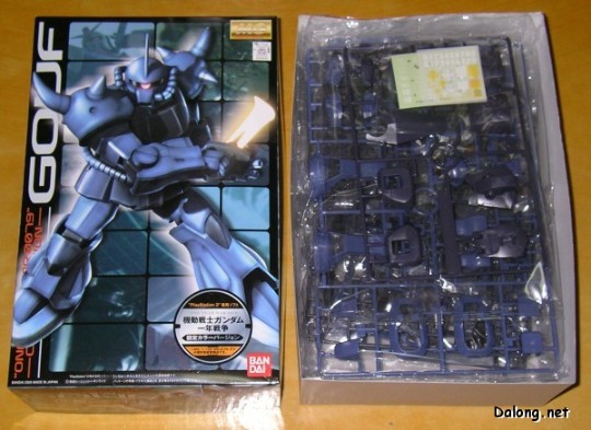 大龙板件/盒子图 MG  机动战士高达  MS-07B 老虎  2.0版本