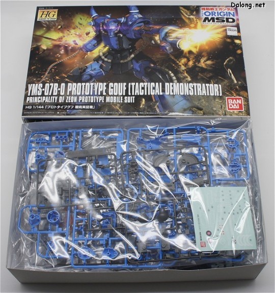 大龙板件/盒子图 HGGTO 机动战士高达 THE ORIGIN YMS-07A-0 试作型古夫（机动实验机）（再贩）