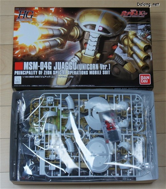 大龙板件/盒子图 HGUC 机动战士高达UC MSM-04G 玖阿格