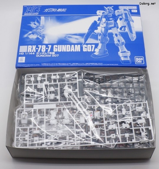 大龙板件/盒子图 HG 1/144 高达7号机