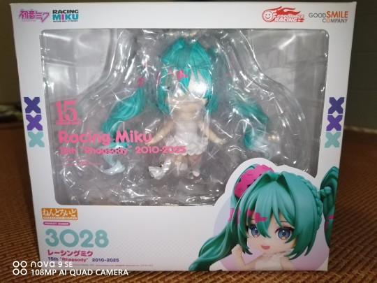 GSC 赛车初音 花嫁 粘土人