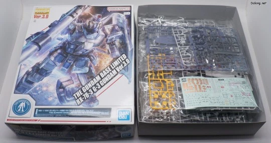 大龙板件/盒子图 MG 1/100 高达基地专属商品 RX-78-3 G-3高达 3.0版本