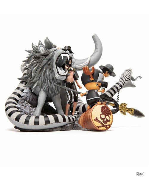 デスクトップリアルマッコイ 海贼王 モンキー･D･ルフィ&妮可・罗宾&托尼托尼・乔巴 Mastermind Ver. 