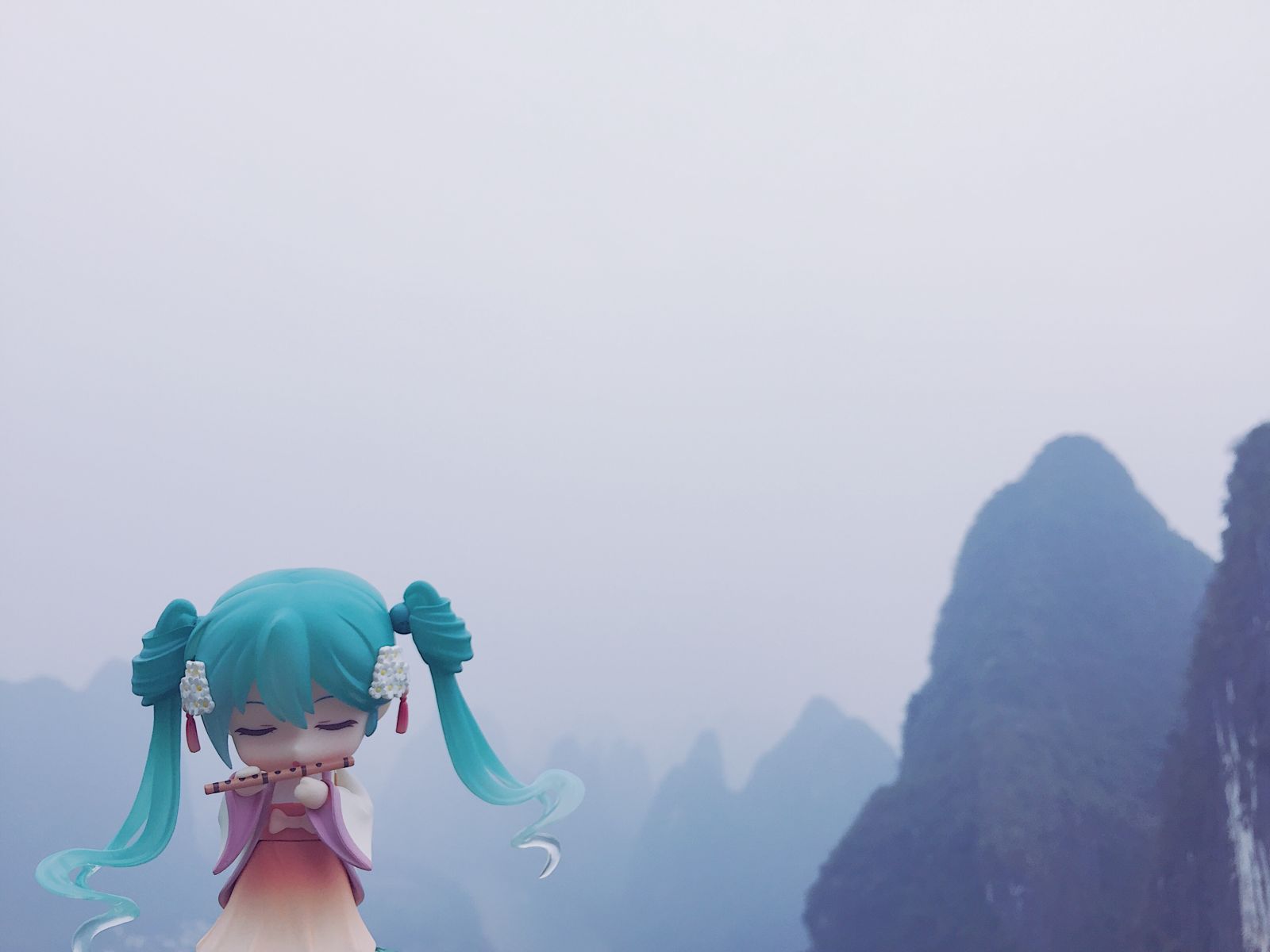 粘土人#539 初音未来 中秋明月