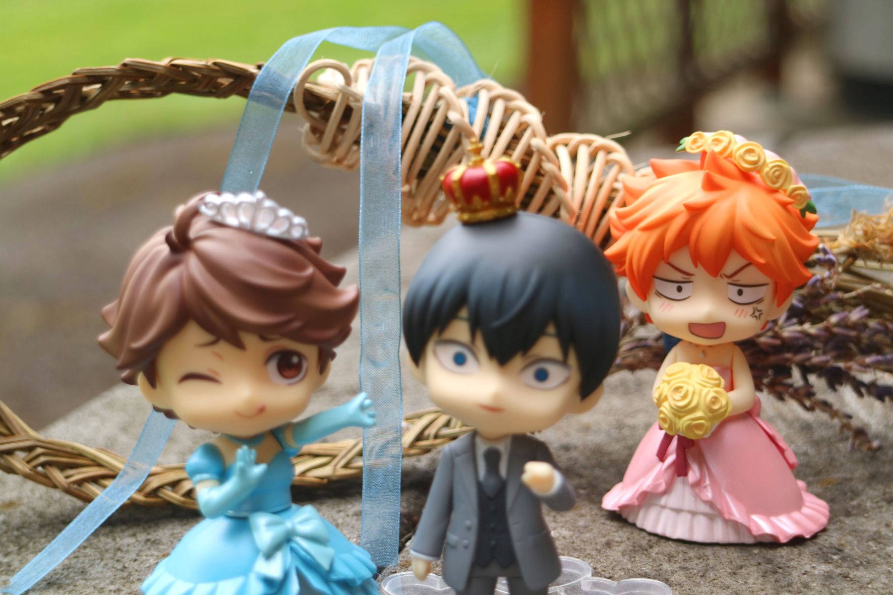 黏土人配件 公主Type 灰姑娘蓝色 