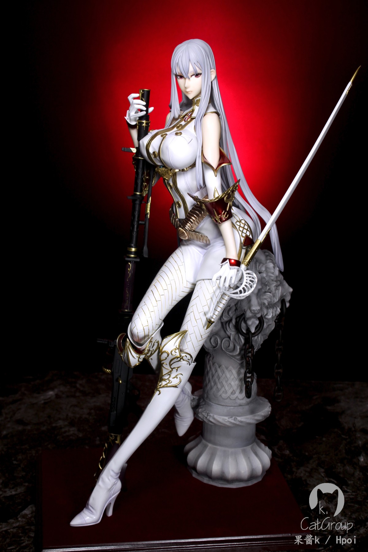 [gk]VOLKS 1/4战场女武神 塞露贝利亚 赛姐 白色军服 代工展示