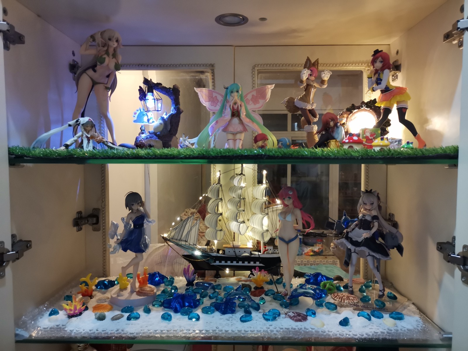 我还是觉得手办加上场景才有灵魂