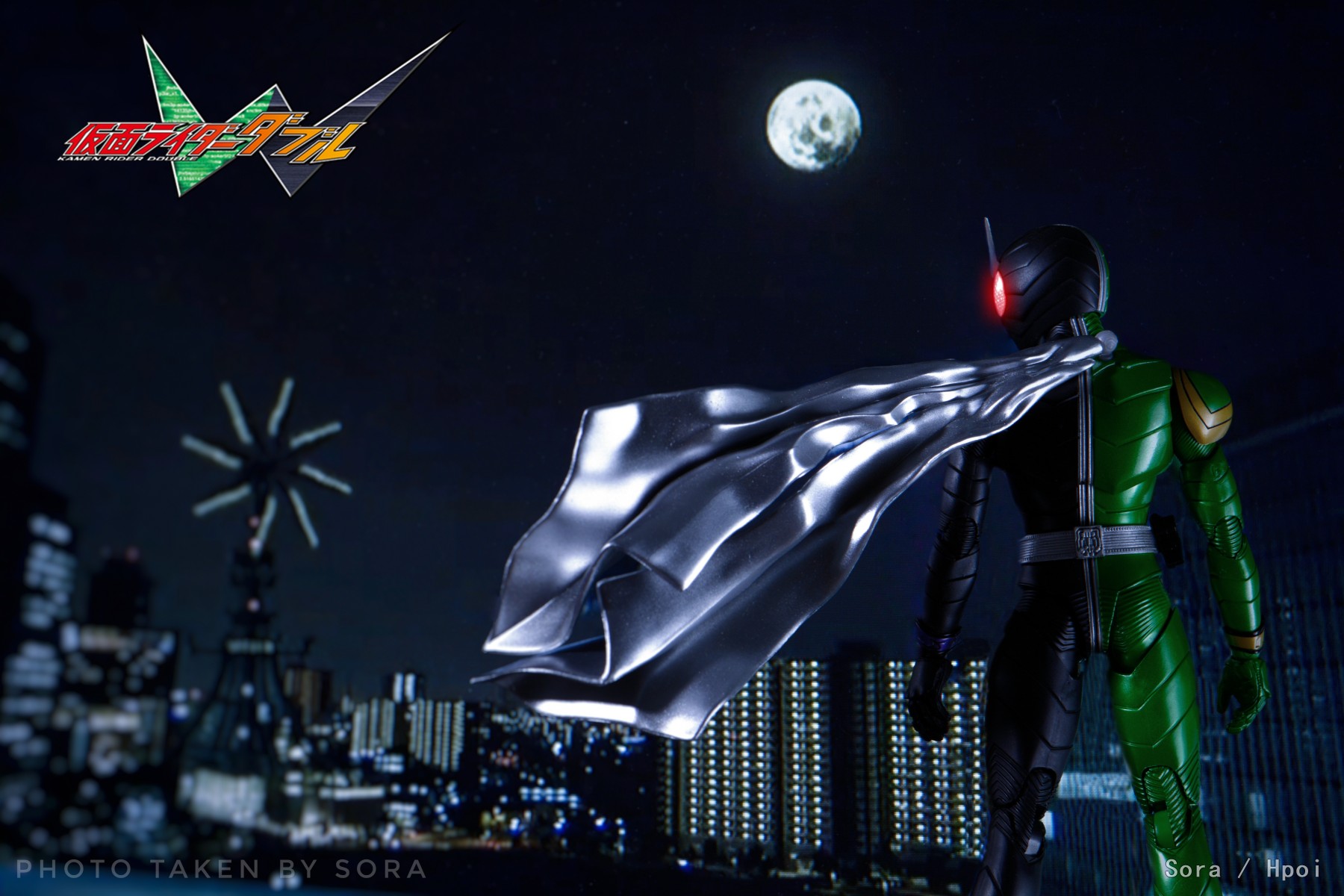 真骨雕 假面骑士w cyclone joker form