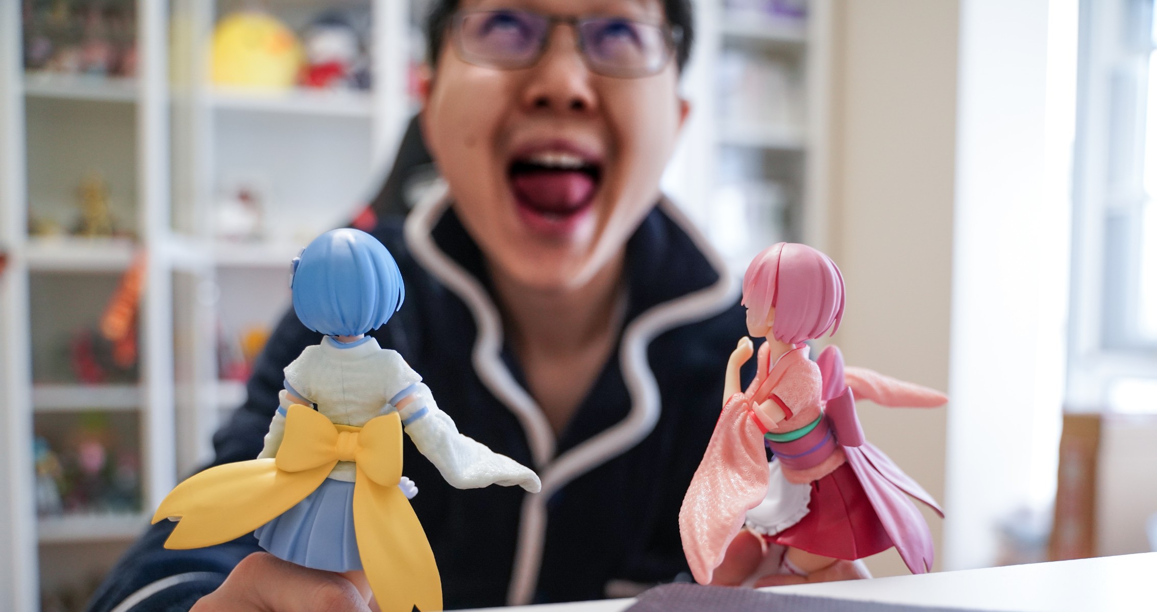 一对老婆到家了，PRPR开始