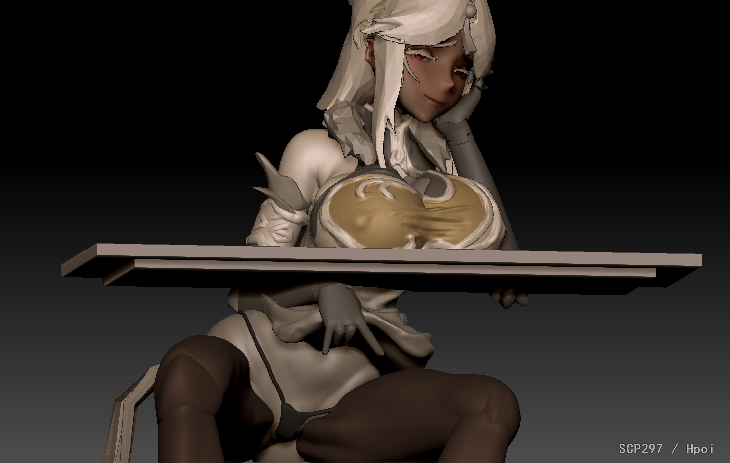 意 凝光大人 居然穿这样的。。